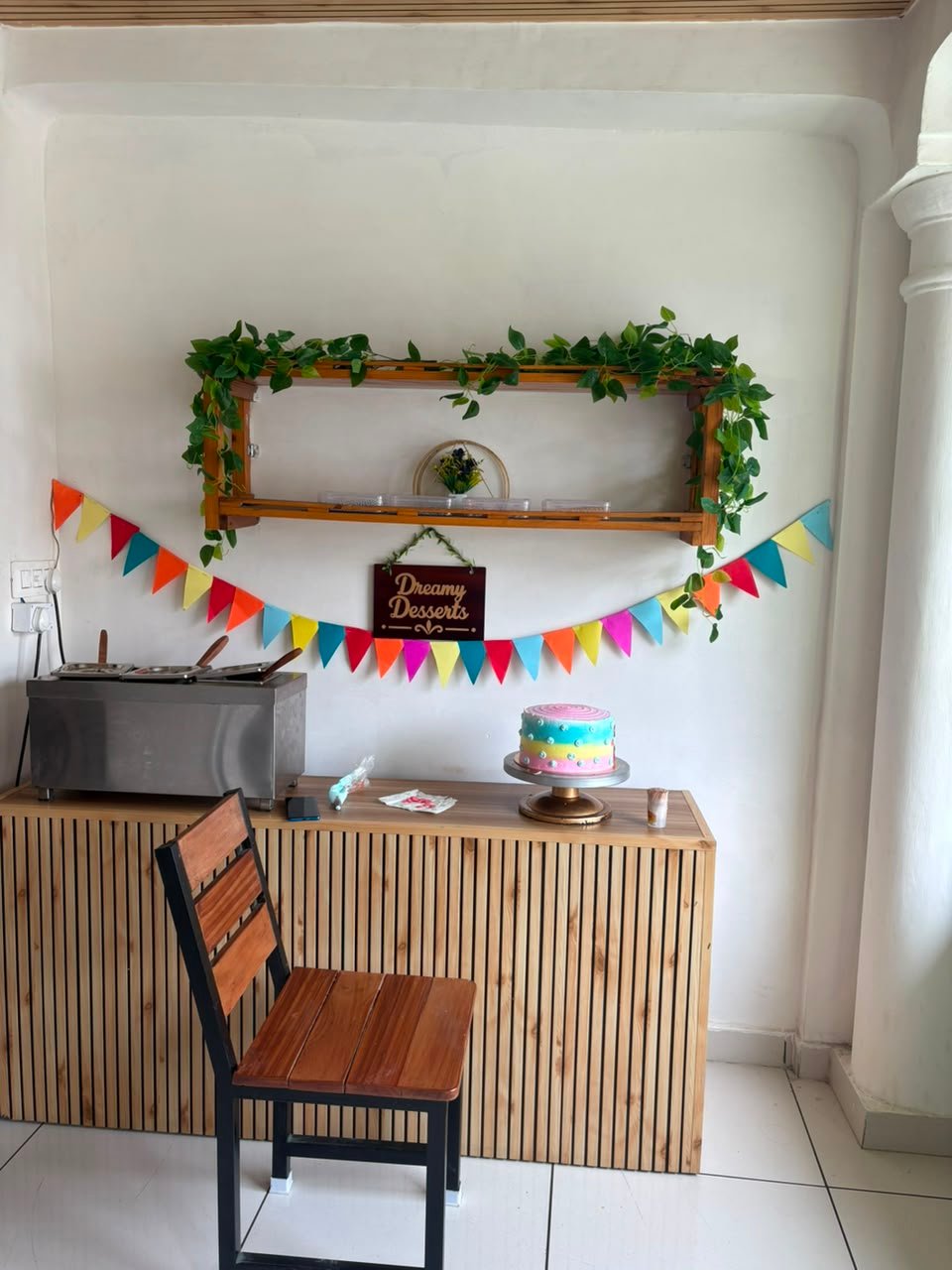 Cosy café seating